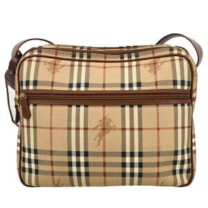 Burberry Beige House Check Shoulder Bag